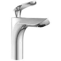 KA-3127 Single Lever Basin Mixer With Braided Hoses (Table Mounted Model)