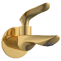 KA-GG-3103 Long Nose Bib Tap With Wall Flange (Glossy Gold)