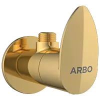 KA-GG-3104 Angle Cock With Wall Flange (Gold)