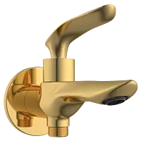 KA-GG-3106 2 Way Bib Tap With Wall Flange (Gold)