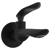 KA-MB-3103 Long Nose Bib Tap With Wall Flange (Matt Black)