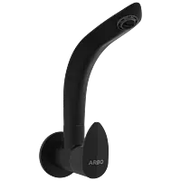 KA-MB-3108 Sink Cock With Swinging Spout With Wall Flange (Wall Mounted Model) (Matt Black)
