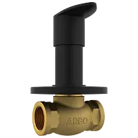 KA-MB-3124 Concealed Stop Cock 20mm Body With Upper Part Set (Matt Black)