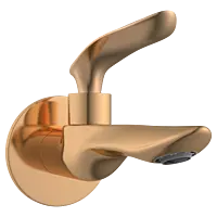 KA-RG-3103 Long Nose Bib Tap With Wall Flange (Rose Gold)