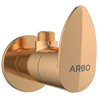 KA-RG-3104 Angle Cock With Wall Flange (Rose Gold)