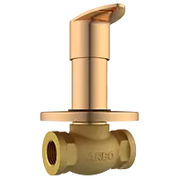 KA-RG-3123 Concealed Stop Cock 15mm Body With Upper Part Set (Rose Gold)
