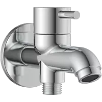 LX-1306 2 Way Bib Tap With Wall Flange