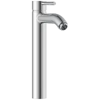 LX-1328 Single Lever Tall Basin Mixer With Braided Hoses (Table Mounted Model)