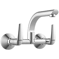 CM-2513 Sink Mixer With Swinging Spout With Connecting Legs With Wall Flange (Wall Mounted Model)