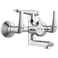 CM-2521 Wall Mixer 2 In 1 With Crutch, Connecting Legs With Wall Flange