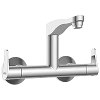 PR-2114 Sink Mixer With Swinging Spout With Connecting Legs With Wall Flange (Wall Mounted Model)