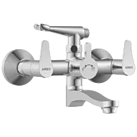 PR-2121 Wall Mixer 2 In 1 With Crutch, Connecting Legs With Wall Flange