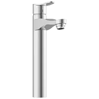 PR-2128 Single Lever Tall Basin Mixer With Braided Hoses (Table Mounted Model)