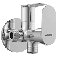 SL-2607 2 Way Angle Cock With Wall Flange