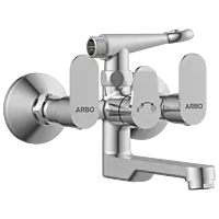 SL-2621 Wall Mixer 2 In 1 With Crutch, Connecting Legs With Wall Flange