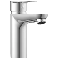 SL-2627 Single Lever Basin Mixer With Braided Hoses (Table Mounted Model)