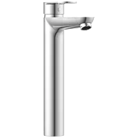 SL-2628 Single Lever Tall Basin Mixer With Braided Hoses (Table Mounted Model)