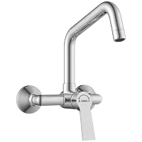 RL-4643 Single Lever Sink Mixer With Swinging Spout With Connecting Legs With Wall Flange (Wall Mounted Model)
