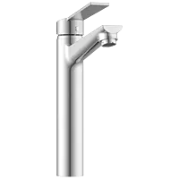 RL-4628 Single Lever Tall Basin Mixer With Braided Hoses (Table Mounted Model)