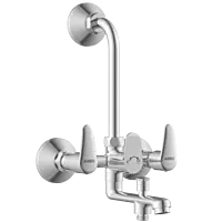 AL-1422 Wall Mixer 3 In 1 With Connecting Legs With Wall Flange