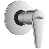 AL-1440 Exposed Part Kit Of Concealed Stop Cock & Flush Cock With Fitting Sleeve, Operating Lever & Adjustable Wall Flange