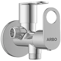 NE-1607 2 Way Angle Cock With Wall Flange