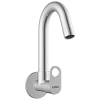 NE-1608 Sink Cock With Swinging Spout With Wall Flange (Wall Mounted Model)