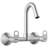 NE-1613 Sink Mixer With Swinging Spout With Connecting Legs With Wall Flange (Wall Mounted Model)