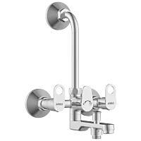 NE-1622 Wall Mixer 3 In 1 With Connecting Legs With Wall Flange