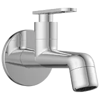 IX-2803 Long Nose Bib Tap With Wall Flange