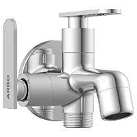 IX-2805 2 Way Bib Tap Side Handle With Wall Flange