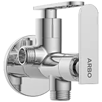 IX-2807 2 Way Angle Cock With Wall Flange