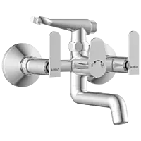 IX-2821 Wall Mixer 2 In 1 With Crutch, Connecting Legs With Wall Flange