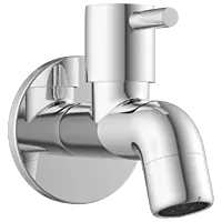 EL-1802 Bib Tap With Wall Flange