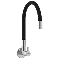 EL-1808 Sink Cock With Swinging Spout With Wall Flange (Wall Mounted Model)
