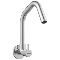 EL-1809 Sink Cock With Swinging Spout With Wall Flange (Wall Mounted Model)