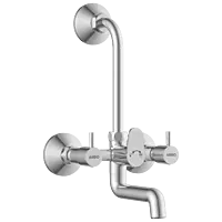 EL-1820 Wall Mixer 2 In 1 With Connecting Legs With Wall Flange
