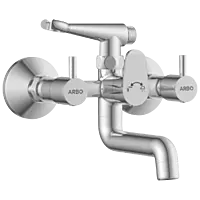EL-1821 Wall Mixer 2 In 1 With Crutch, Connecting Legs With Wall Flange