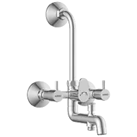 EL-1822 Wall Mixer 3 In 1 With Connecting Legs With Wall Flange