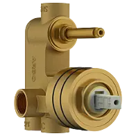 CD-5605 Concealed Body For 3 Inlet 2 Outlet Single Lever High Flow Diverter