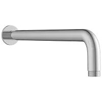 SHA-28 Round Shape 18" Inch Long With 90° Bend  Wall Mounted Shower Arm With Wall Flange