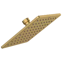 OS-GG-209 Square 6" x 6" Inch SUS 304 Rainfall Overhead Shower (Glossy Gold)