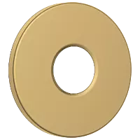 PT-GG-01 Brass Round Wall Flange (Glossy Gold)