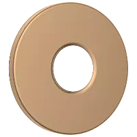 PT-RG-01 Brass Round Wall Flange (Rose Gold)