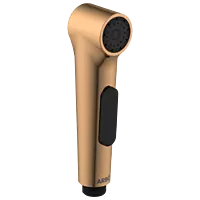 HF-RG-15 ABS Round Health Faucet With Hook & 1.2 Mtr. S.S. Tube (Rose Gold)
