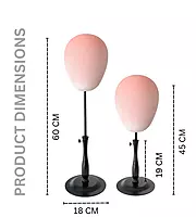 Velvet Head Mannequin - Wig Stand