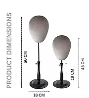 Velvet Head Mannequin - Wig Stand