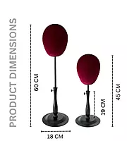 Velvet Head Mannequin - Wig Stand
