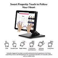 12-Inch Touchscreen Monitor – HD IPS Panel, USB-C & HDMI Connectivity, Compact Design | SmartDeskPC