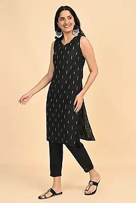Women Jacquard Kurta